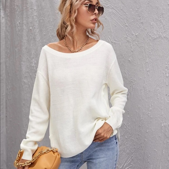 Sweaters - Ribbed Knit Sweater
